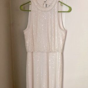 Adrianna Papell Sequin Bridal Shower Bachelorette Dress